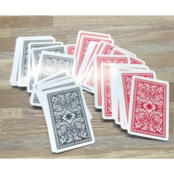 Vintage Royal Playing Cards Set of 2 Complete Decks with Plastic Case - Picture 2 of 6